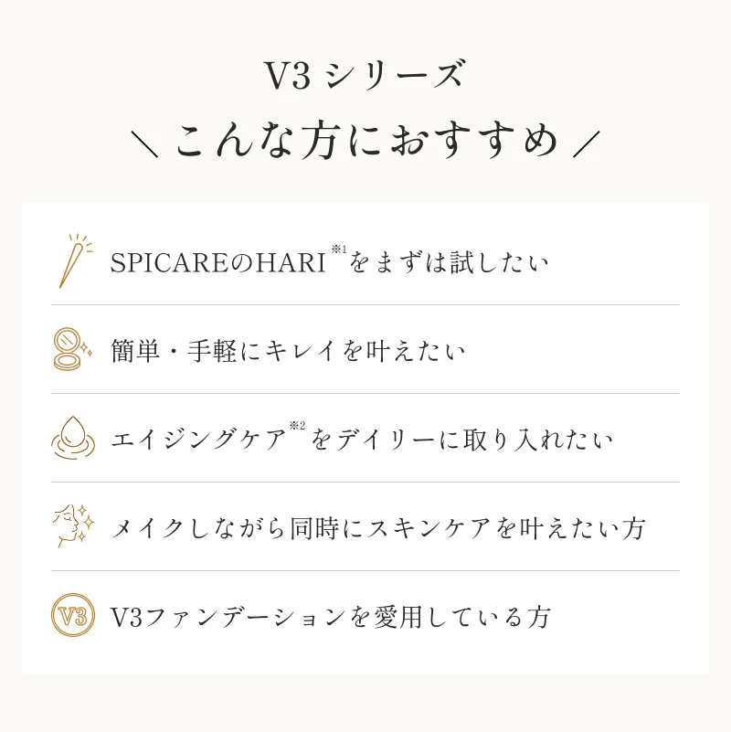 V3 SERIES｜SPICARE（スピケア）公式