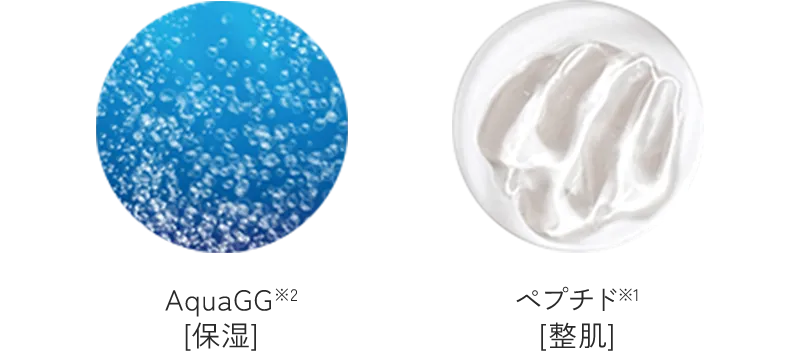 AquaGG※2[保湿] ペプチド※1[整肌]